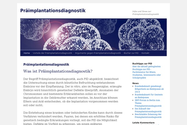 praeimplantationsdiagnostik.net site used Pid