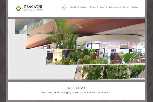 pragathilandscapers.com site used Pragathi