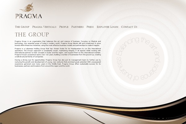 Pragma theme site design template sample