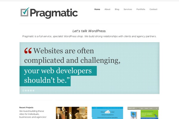 pragmatic-web.co.uk site used Angrycreative