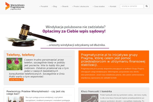 pragmatycznie.pl site used Pragmatycznie2014