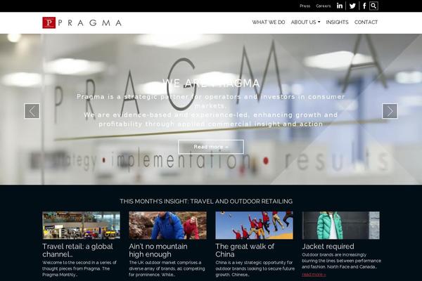 pragmauk.com site used Pragma