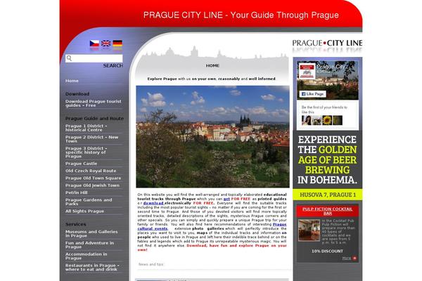 praguecityline.com site used Praguecityline
