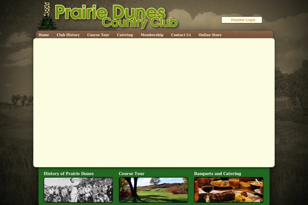 prairiedunes.com site used Going Green