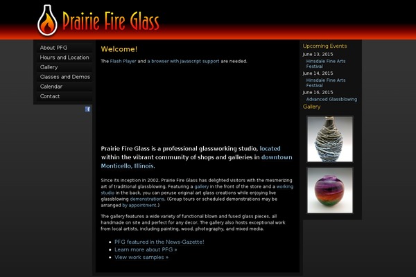 WordPress website example screenshot