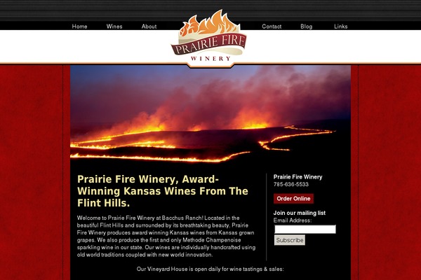 WordPress website example screenshot