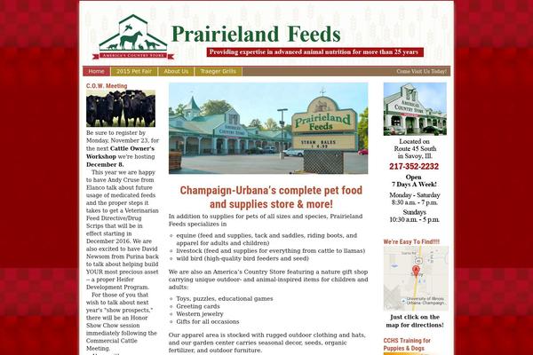 prairielandfeeds.com site used Avant-garde