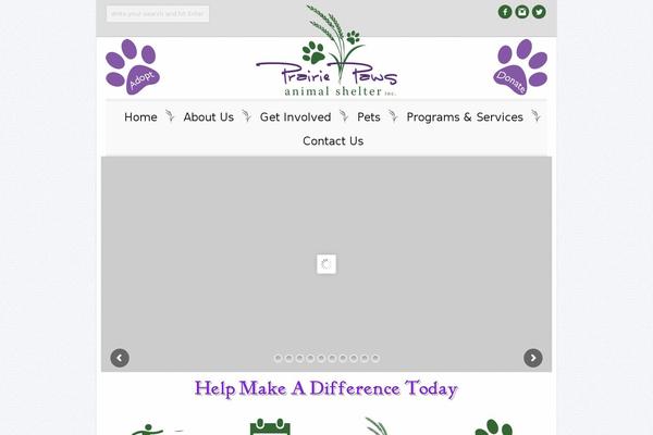 prairiepaws.org site used Ppas