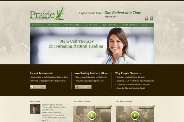 prairiespine.com site used Prairie7