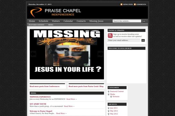 Church_40 theme site design template sample