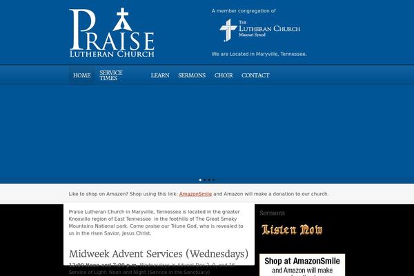 Churchope theme site design template sample