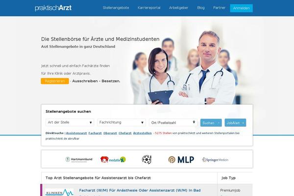 praktischarzt.de site used Praktischarzt-theme