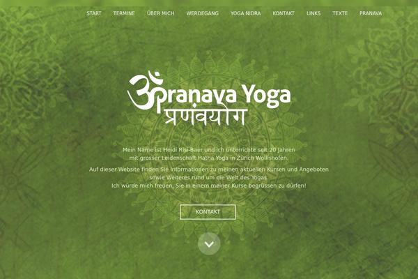 pranava-yoga.ch site used Spacetype