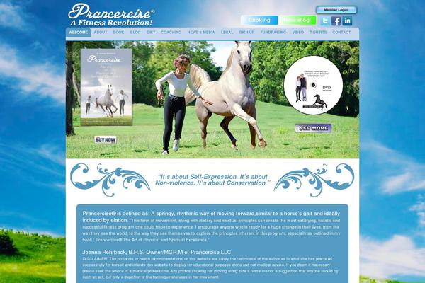 prancercise.com site used Prancercise