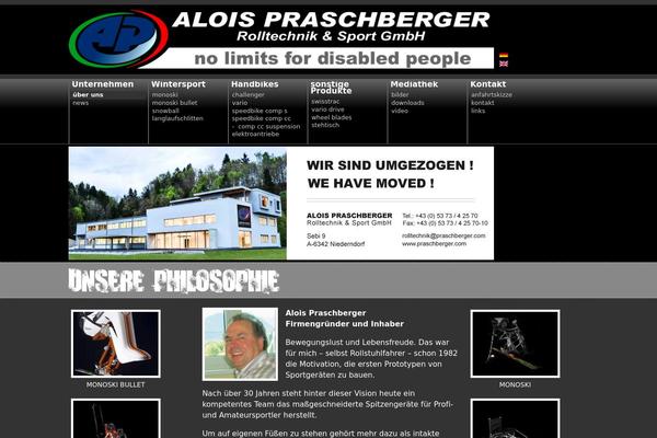 praschberger.com site used Eigenestheme