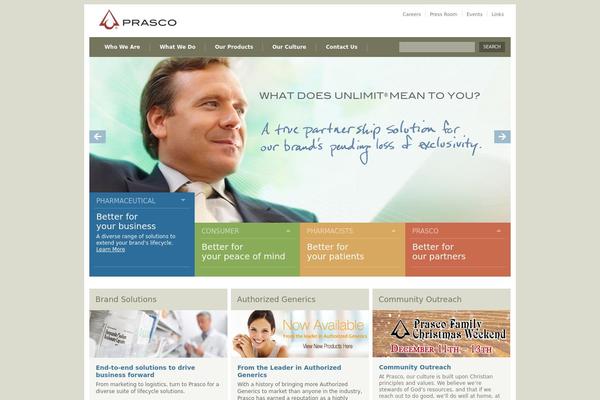 PRASCO theme websites examples