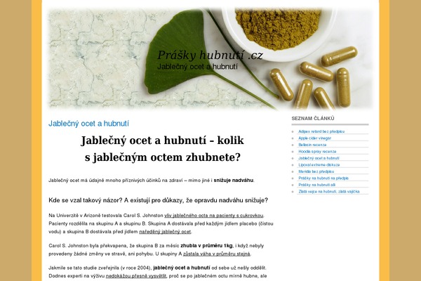 praskyhubnuti.cz site used 87