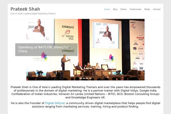 WordPress website example screenshot