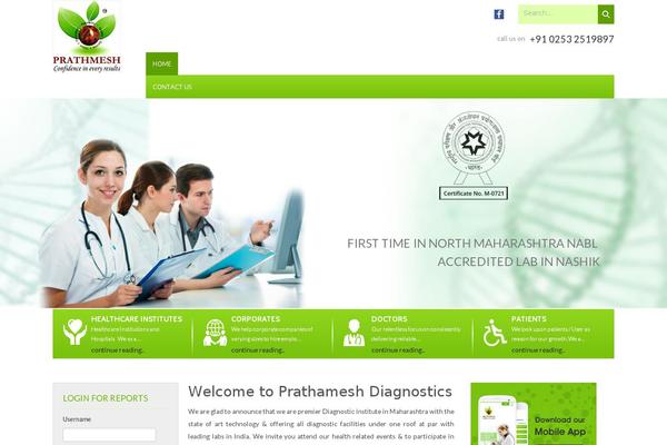 prathameshdiagnostics.com site used Prathamesh