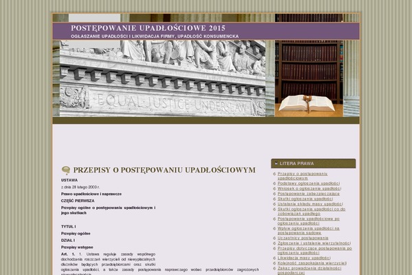 prawoupadlosciowe.pl site used Consumer_law