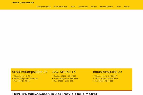 praxis-melzer.de site used Melzer