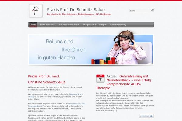 Praxis theme site design template sample