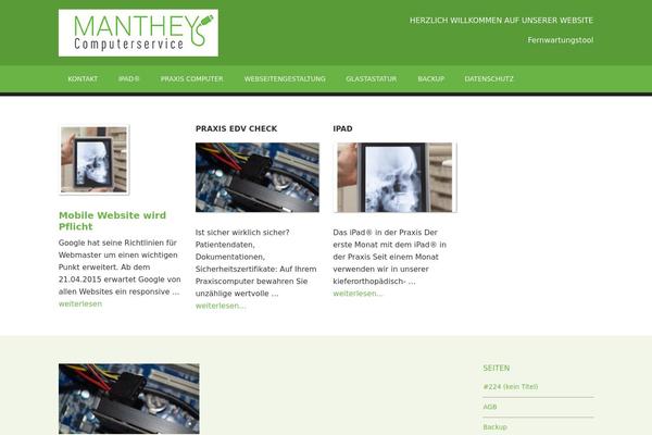 WordPress website example screenshot