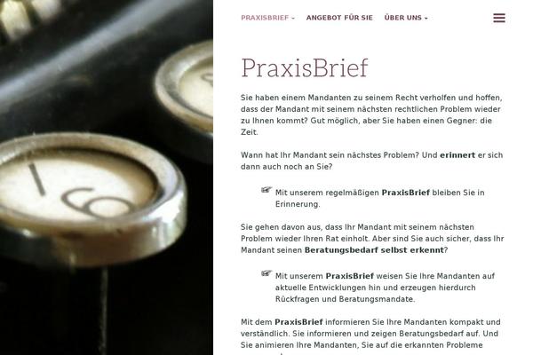 praxisbrief.de site used Kanzleininja