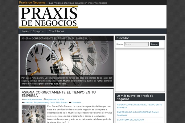 WordPress website example screenshot