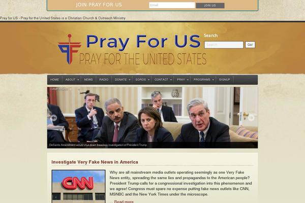 prayfor.us site used Worldnet-theme