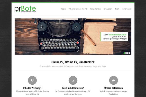 prbote.de site used Bote