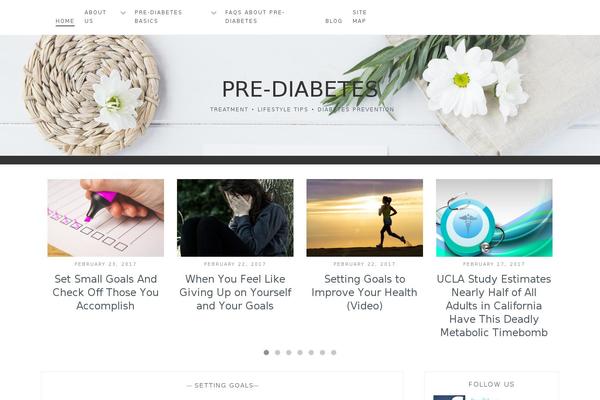 pre-diabetes.com site used Newsanchor-child