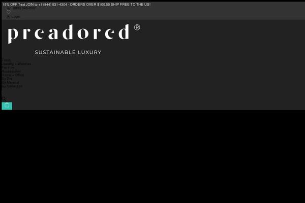 preadored.com site used Riode-child