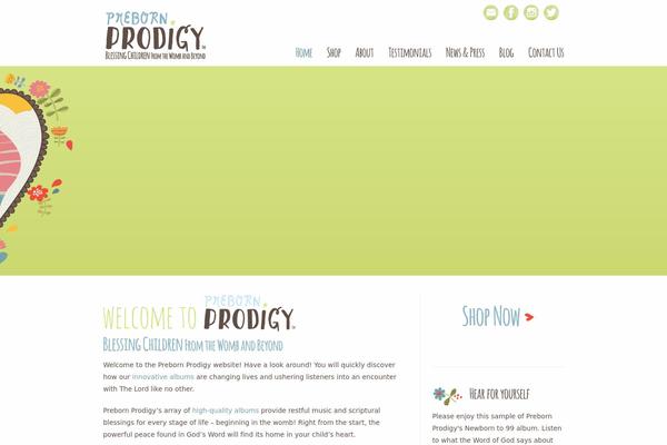 prebornprodigy.com site used Striking