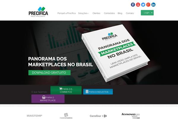 precifica.com.br site used Precifica