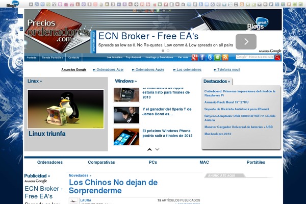 preciosordenadores.com site used Newspaper