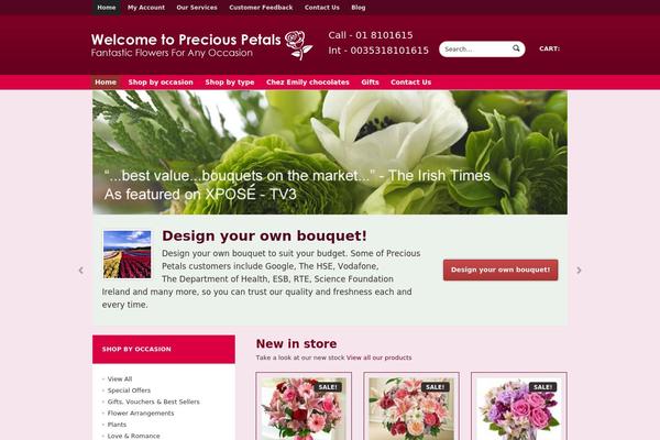 Merchant theme site design template sample