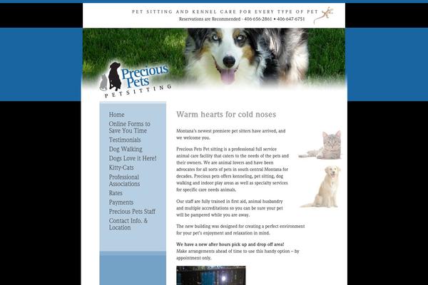 preciouspetsbillings.com site used P3v1
