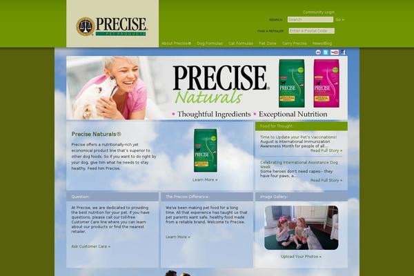 precisepet.com site used Precisetheme