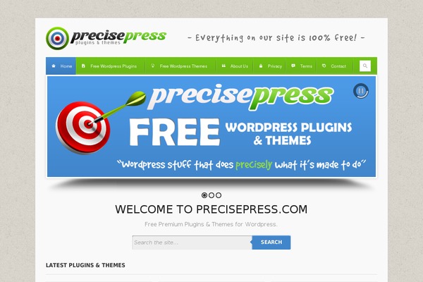 precisepress.com site used Themeshop