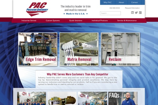 precisionairconvey.com site used Pac