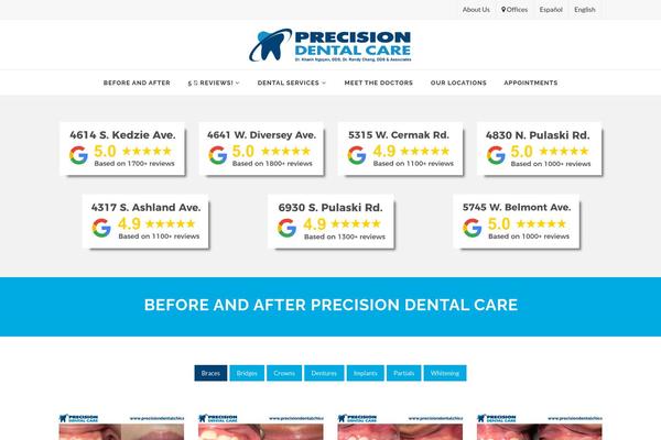 precisiondentalchicago.com site used Precision-dental