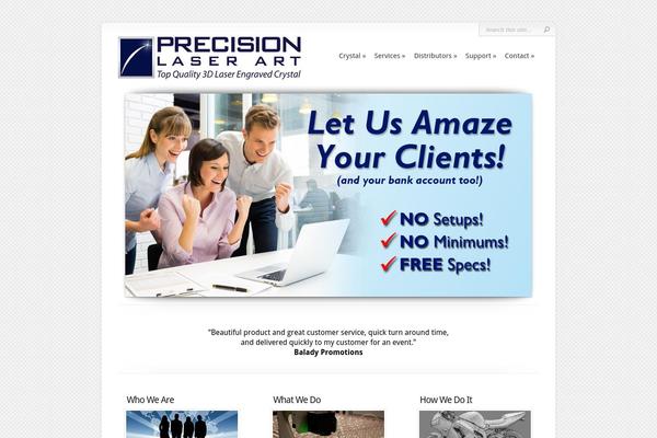 precisionlaserart.com site used Savona-edge