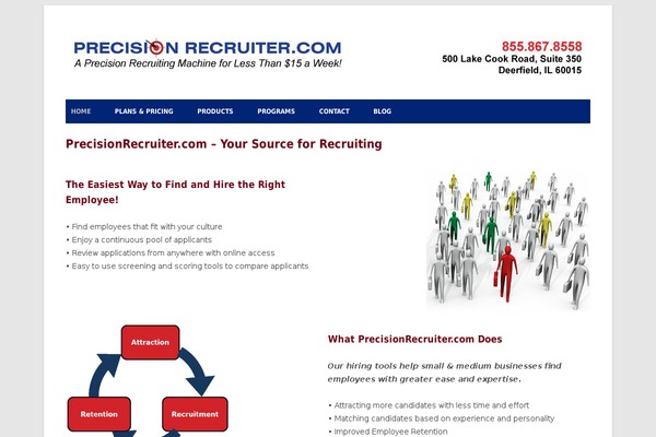 precisionrecruiter.com site used Twenty Twelve