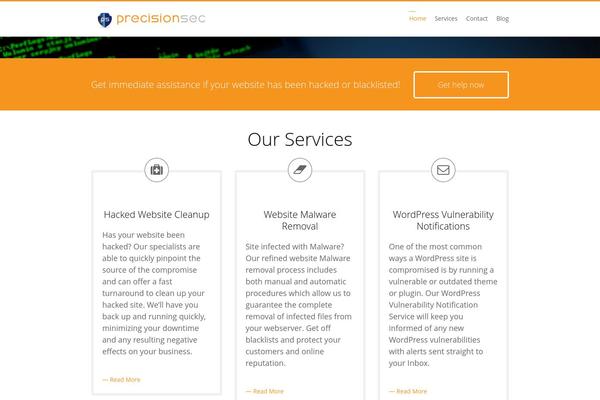 WordPress website example screenshot