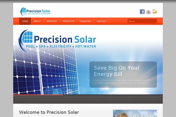 precisionsolar.net site used Theme1738
