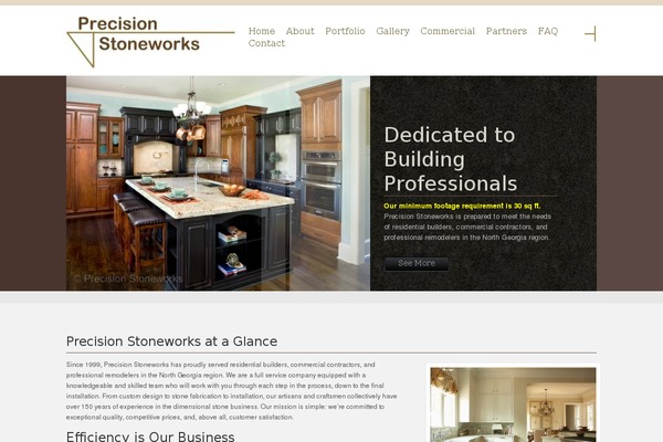 precisionstoneworks.com site used Visionary