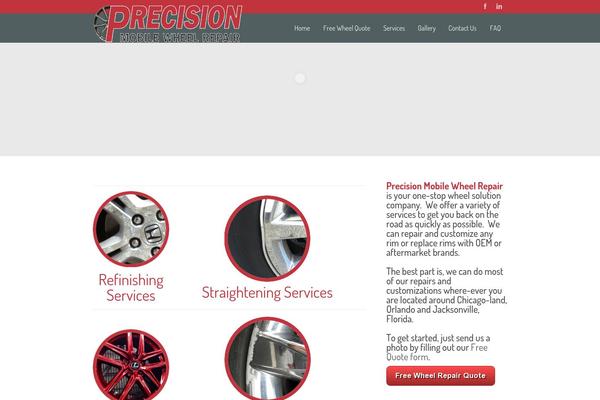 precisionwheelrepair.com site used Allaround_theme