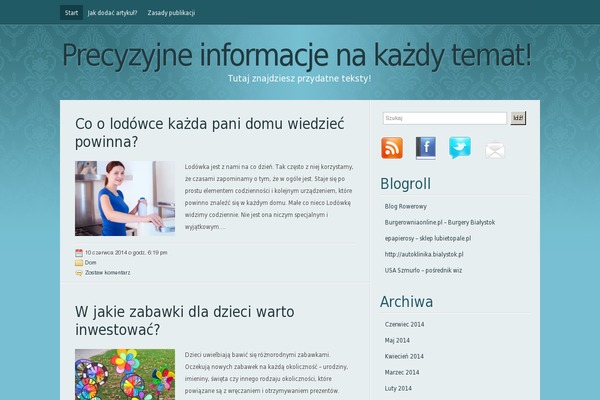 precyzyjny.pl site used Cyangant