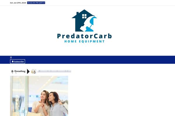 predatorcarb.com site used Blog Perk